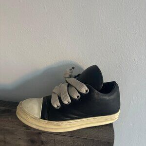 Rick Owens Jumbo Laces Low black
